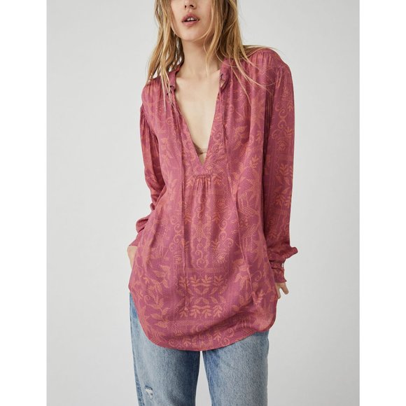 Free People Tops - 🎉LAST CHANCE🎉 FREE PEOPLE Mia Tunic / Rouge Combo
